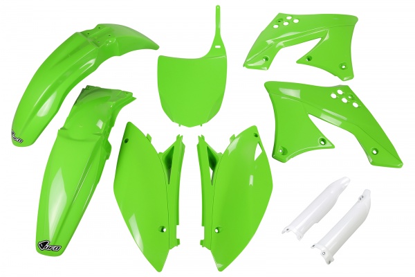 Full kit plastiche Kawasaki - verde - PLASTICHE REPLICA - KAKIT212F-026 - UFO Plast