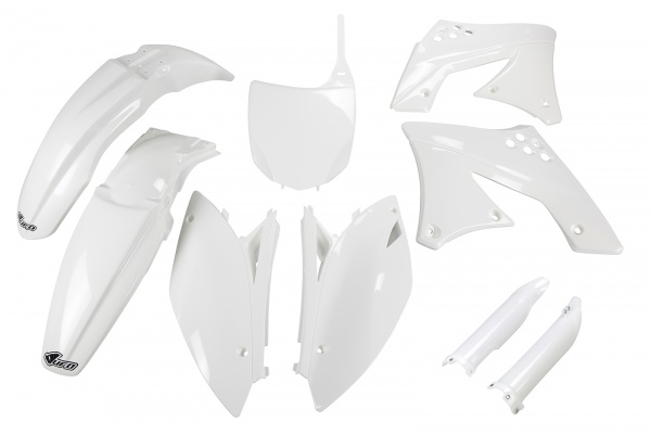 Full kit plastiche Kawasaki - bianco - PLASTICHE REPLICA - KAKIT212F-047 - UFO Plast