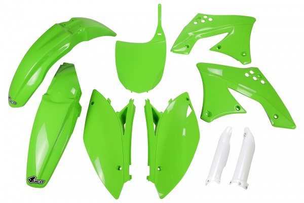 Full kit plastiche Kawasaki - verde - PLASTICHE REPLICA - KAKIT213F-026 - UFO Plast