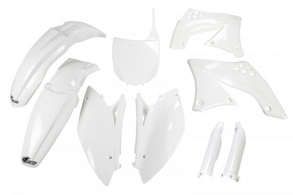 Full kit plastiche Kawasaki - bianco - PLASTICHE REPLICA - KAKIT213F-047 - UFO Plast
