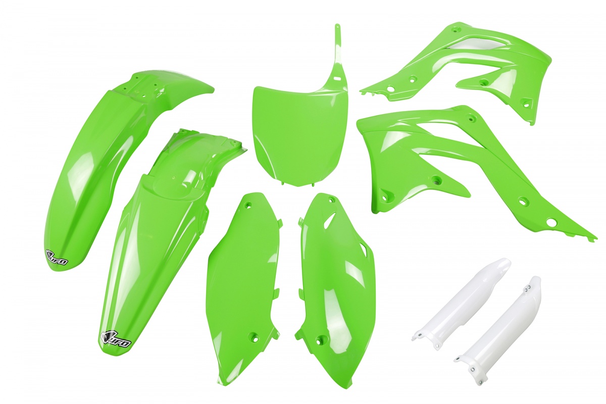 Full kit plastiche Kawasaki - verde - PLASTICHE REPLICA - KAKIT217F-026 - UFO Plast