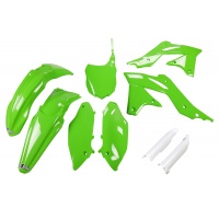 Full Kit Plastiche verde per Kawasaki KXF 250 (2013-16) - PLASTICHE REPLICA - KAKIT219F-026 - Ufo Plast