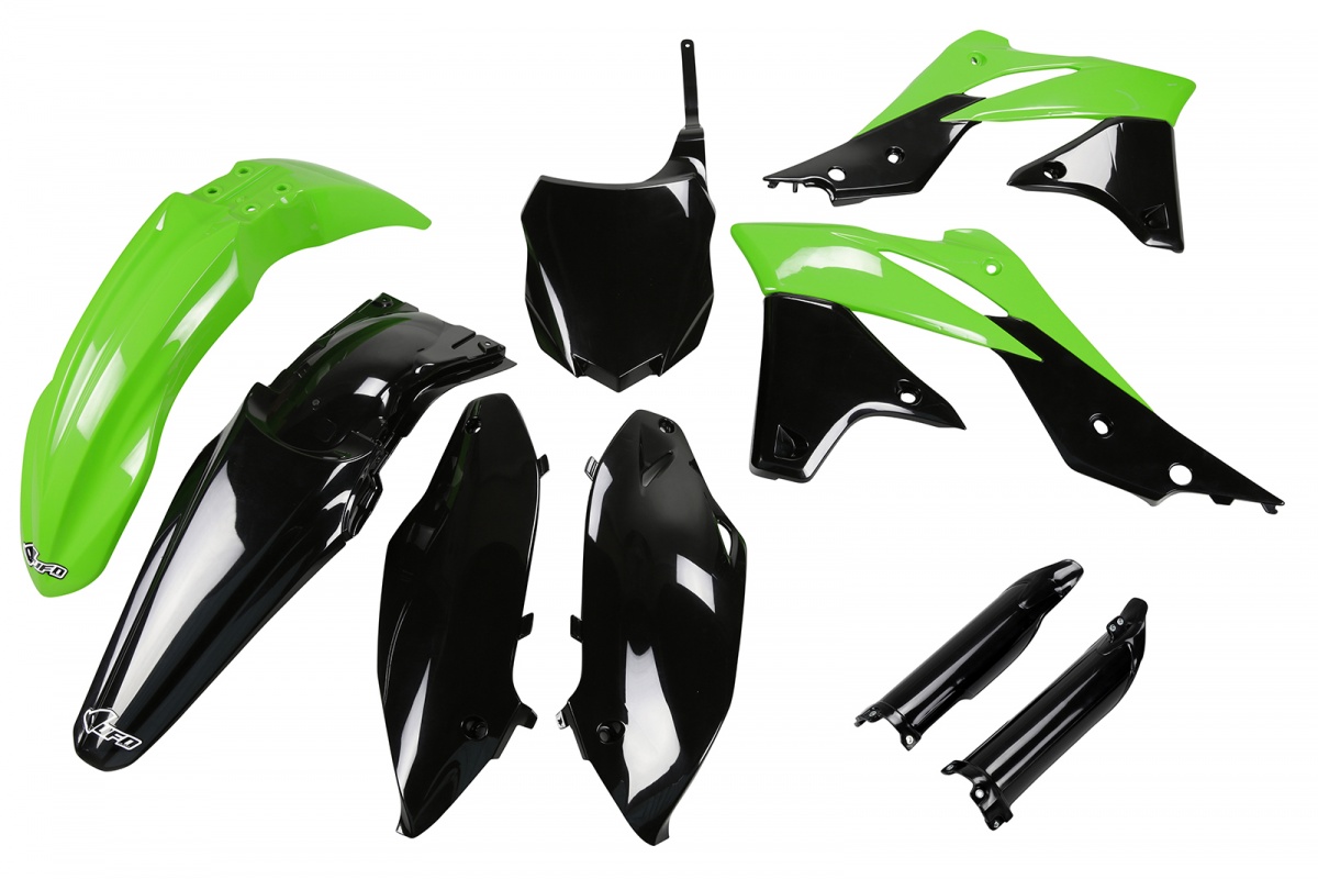 Full Plastic Kit OEM Color 13 for Kawasaki KXF 250 (2013-16) - REPLICA PLASTICS - KAKIT219F-999 - Ufo Plast