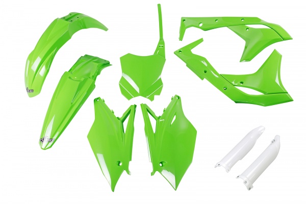 Full kit plastiche Kawasaki - verde - PLASTICHE REPLICA - KAKIT225F-026 - UFO Plast