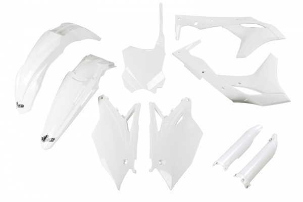 Full plastic kit Kawasaki - white - REPLICA PLASTICS - KAKIT225F-047 - UFO Plast