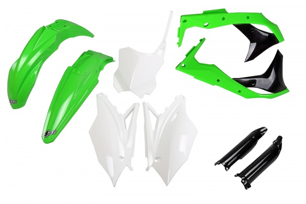 Full plastic kit Kawasaki - oem 18 - REPLICA PLASTICS - KAKIT225F-999 - UFO Plast