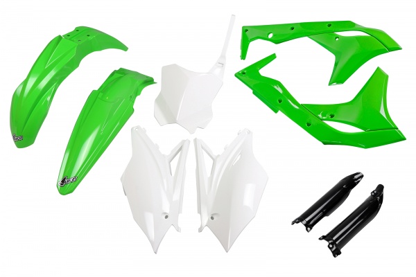 Full plastic kit Kawasaki - oem 19 - REPLICA PLASTICS - KAKIT225F-999A - UFO Plast