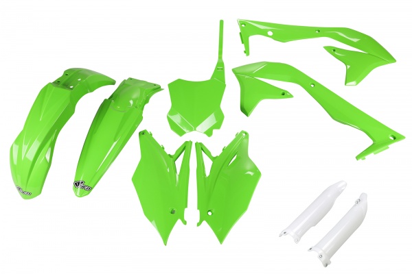 Full kit plastiche Kawasaki - verde - PLASTICHE REPLICA - KAKIT226F-026 - UFO Plast