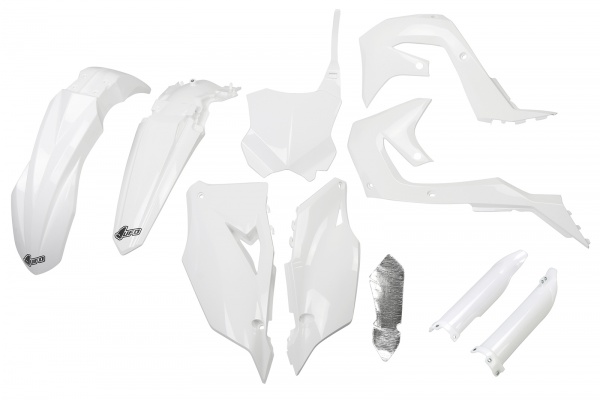Full kit plastiche Kawasaki - bianco - PLASTICHE REPLICA - KAKIT227F-047 - UFO Plast