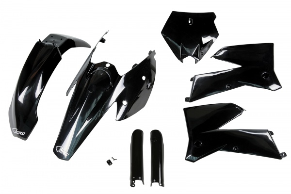 Full kit plastiche KTM - nero - PLASTICHE REPLICA - KTKIT503F-001 - UFO Plast