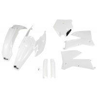 Full Plastic Kit white for Ktm SX 250/XC 250 (2005-06) - SX 125/XC 125 (2005-06) - SX-F 250/XCF 250 (2005-06) - REPLICA PLAST...