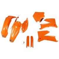 Full Plastic Kit orange for Ktm SX 250/XC 250 (2005-06) - SX 125/XC 125 (2005-06) - SX-F 250/XCF 250 (2005-06) - REPLICA PLAS...