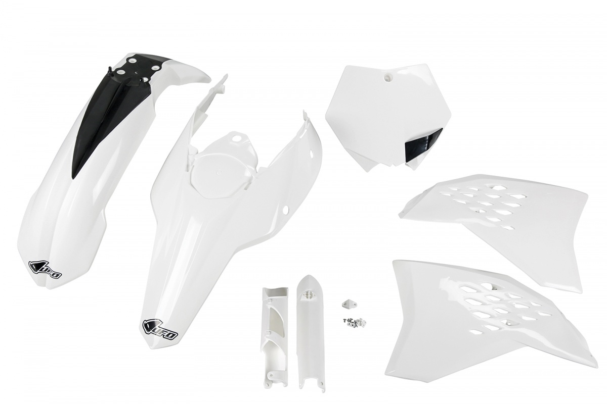 Full Kit Plastiche bianco per Ktm SX 250/XC 250 - SX 125/XC 125 - SX 144 - SX 150 - SX-F 450/XCF 450 - SX-F 250/XCF 250 - PLA...