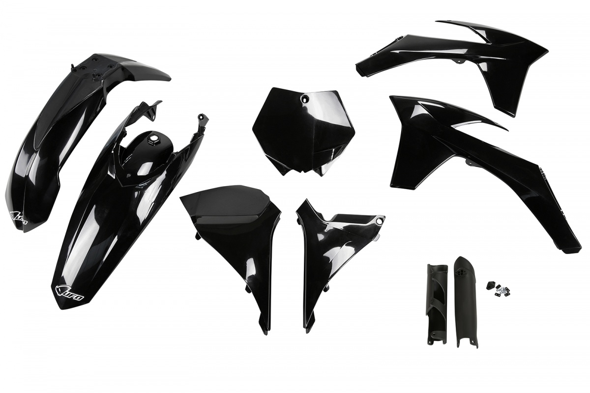 Full Kit Plastiche nero per Ktm SX 250/XC 250 - SX 125/XC 125 - SX 150 - SX-F 350/XCF 350 - SX-F 450/XCF 450 - SX-F 250/XCF 2...