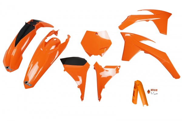 Full plastic kit Ktm - orange - REPLICA PLASTICS - KTKIT510F-127 - UFO Plast
