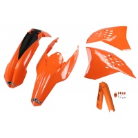Full plastic kit Ktm - orange - REPLICA PLASTICS - KTKIT511F-127 - UFO Plast