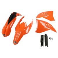 Full Plastic Kit OEM Color 09-10 for Ktm EXC 125/XC W125 - EXC 200 - EXC 250/XC W250 - EXC-F 250/XCF W250 - EXC 300/XC W300 ....