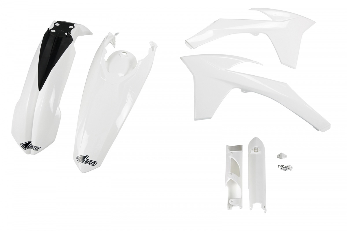 Full Kit Plastiche bianco per Ktm EXC 125/XC W125 - EXC 200 - EXC 250/XC W250 - EXC-F 250/XCF W250 - EXC 300/XC W300 - EXC-F....