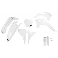 Full Plastic Kit white for Ktm SX 250/XC 250 - SX 125/XC 125 - SX 150 - SX-F 350/XCF 350 - SX-F 450/XCF 450 - SX-F 250/XCF 25...