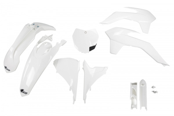 Full Plastic Kit white for Ktm SX 250/XC 250 - SX 125/XC 125 - SX 150 - SX-F 350/XCF 350 - SX-F 450/XCF 450 - SX-F 250/XCF 25...
