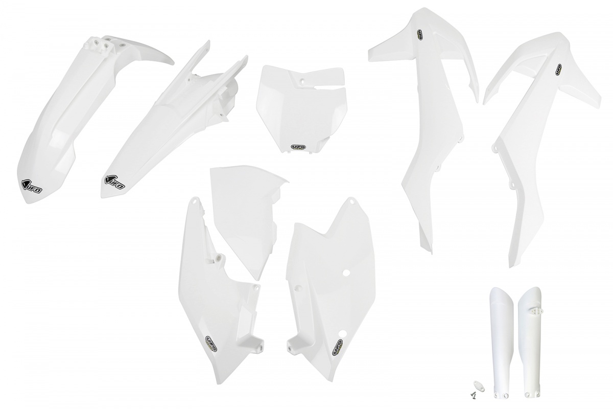 Full Kit Plastiche bianco per Ktm SX 250/XC 250 - SX 125/XC 125 - SX 150 - SX-F 350/XCF 350 - SX-F 450/XCF 450 - SX-F 250/XC....