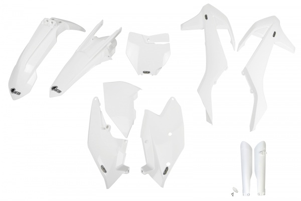 Full plastic kit Ktm - white - REPLICA PLASTICS - KTKIT517F-047 - UFO Plast