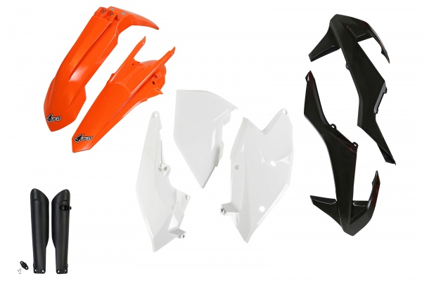 Full Plastic Kit OEM Color 18 for Ktm EXC 125/XC W125 - EXC 150/XC W150 / XC W150TPI - EXC 250/XC W250 - EXC-F 250/XCF W250 ....