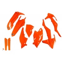 Full Kit Plastiche arancio fluoro per Ktm EXC 125/XC W125 - EXC 150/XC W150 / XC W150TPI - EXC 250/XC W250 - EXC-F 250/XCF W....