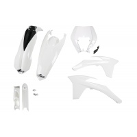 Full kit plastiche / con portafaro Ktm - bianco - PLASTICHE REPLICA - KTKIT521F-047 - UFO Plast