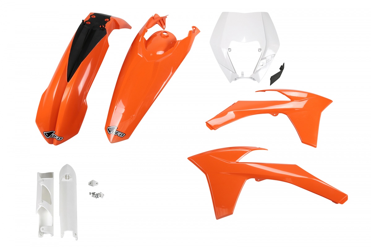 Full Kit Plastiche OEM Color per Ktm EXC 125/XC W125 - EXC 200 - EXC 250/XC W250 - EXC-F 250/XCF W250 - EXC 300/XC W300 - EX....