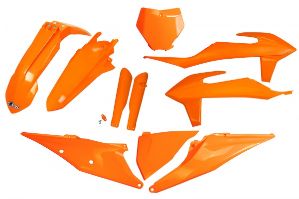 Full plastic kit Ktm - orange - REPLICA PLASTICS - KTKIT522F-127 - UFO Plast
