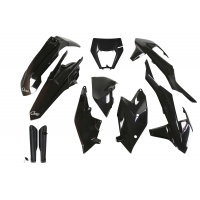 Full Kit Plastiche nero per Ktm EXC 125/XC W125 - EXC 150/XC W150 / XC W150TPI - EXC 250/XC W250 - EXC-F 250/XCF W250 - EXC ....