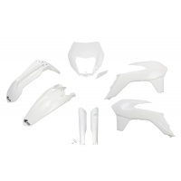Full kit plastiche / con portafaro Ktm - bianco - PLASTICHE REPLICA - KTKIT524F-047 - UFO Plast