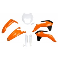 Full Plastic Kit OEM Color 14 for Ktm EXC 125/XC W125 - EXC 200 - EXC 250/XC W250 - EXC-F 250/XCF W250 - EXC 300/XC W300 - E....