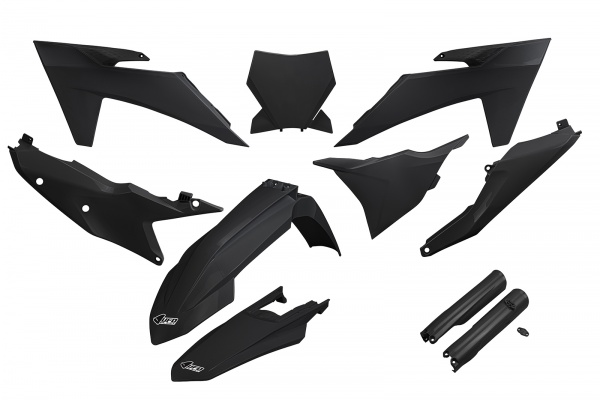 Full Kit Plastiche nero compatibile Ktm SX 250/XC 250 - SX 125/XC 125 - SX-F 350/XCF 350 - SX-F 450/XCF 450 - SX 300/XC 300 ....