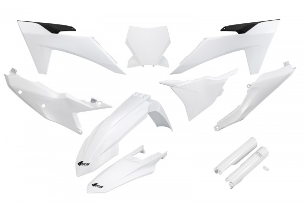 Full plastic kit Ktm - white - REPLICA PLASTICS - KTKIT529F-042 - UFO Plast