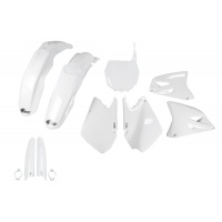 Full Kit Plastiche bianco per Suzuki RM 125 (2001-25) - RM 250 (2001-25) - PLASTICHE REPLICA - SUKIT402F-041 - Ufo Plast