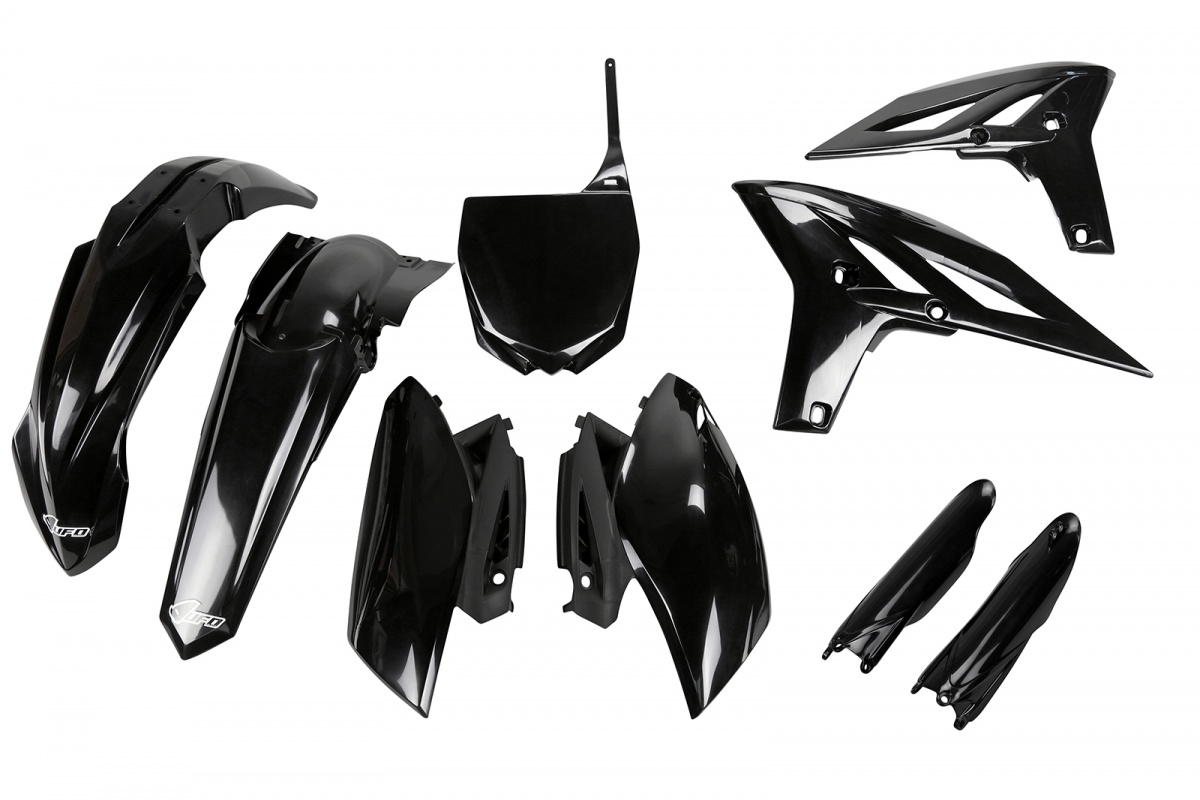 Full Kit Plastiche nero per Yamaha YZF 250 (2010) - PLASTICHE REPLICA - YAKIT308F-001 - Ufo Plast