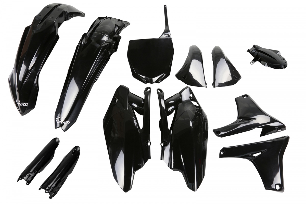 Full Kit Plastiche nero per Yamaha YZF 450 (2011-13) - PLASTICHE REPLICA - YAKIT311F-001 - Ufo Plast