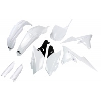Full Plastic Kit white for Yamaha YZF 250 (2014-18) - YZF 450 (2014-17) - REPLICA PLASTICS - YAKIT318F-046 - Ufo Plast