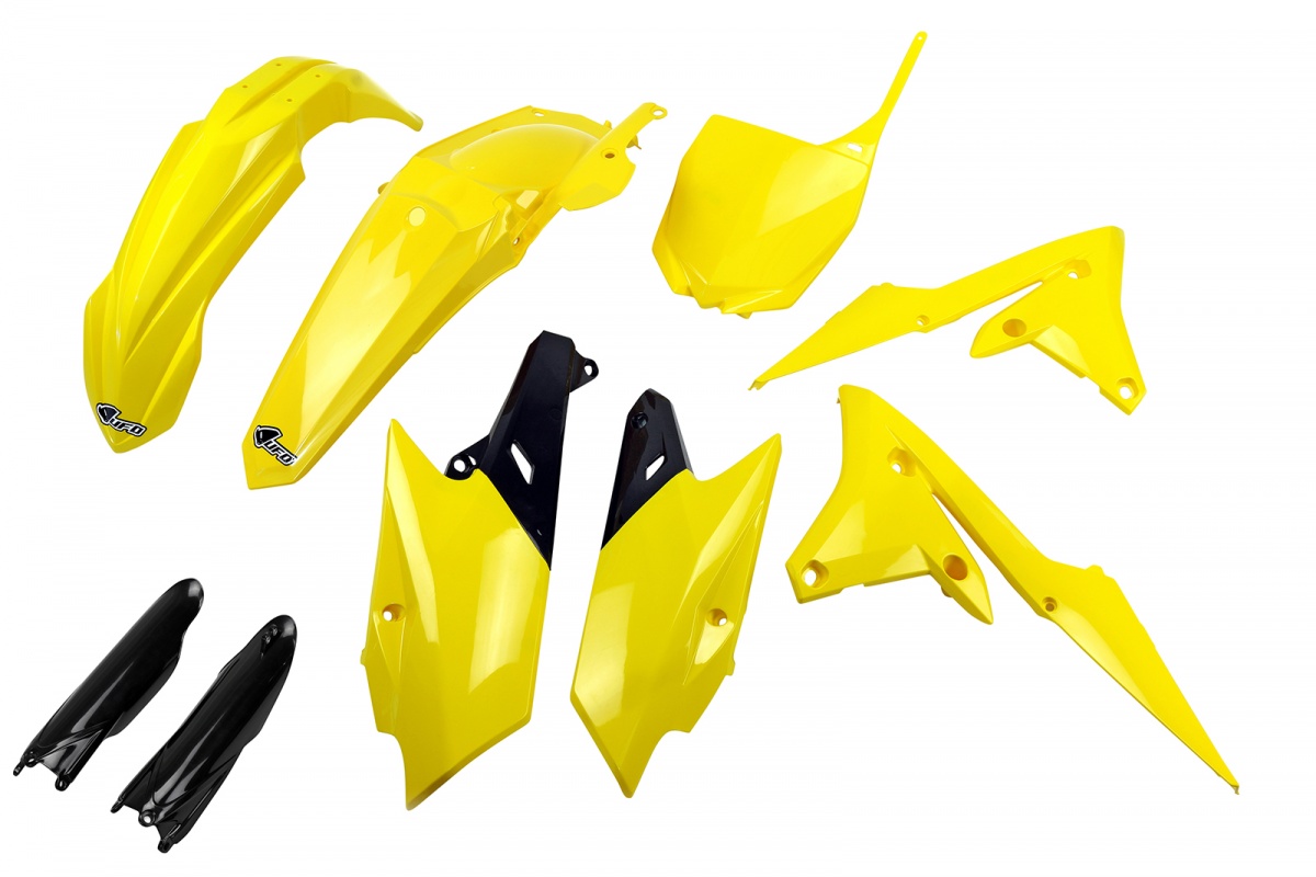 Full kit plastiche Yamaha - giallo - PLASTICHE REPLICA - YAKIT318F-101 - UFO Plast