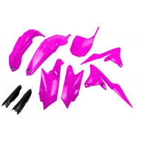 Full Kit Plastiche fuxia per Yamaha YZF 250 (2014-18) - YZF 450 (2014-17) - PLASTICHE REPLICA - YAKIT318F-P - Ufo Plast