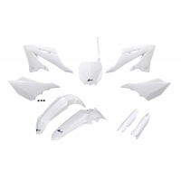 Full kit plastiche Yamaha - bianco - PLASTICHE REPLICA - YAKIT324F-046 - UFO Plast