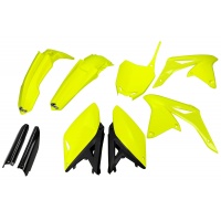 Full plastic kit Suzuki - neon yellow - REPLICA PLASTICS - SUKIT416F-DFLU - UFO Plast