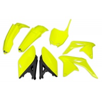 Kit plastiche Suzuki - giallo fluo - PLASTICHE REPLICA - SUKIT416-DFLU - UFO Plast