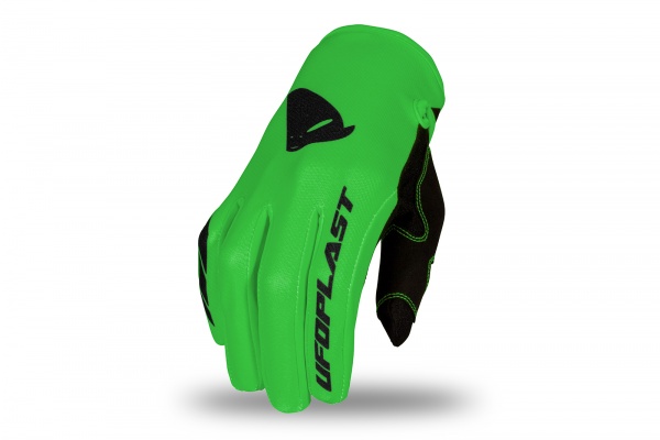 Guanti motocross Skill Radial verde - NOVITA' - GU04529-AFLU - UFO Plast