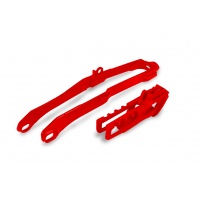 Kit cruna catena+fascia forcella - rosso - Honda - PLASTICHE REPLICA - HO05611-070 - UFO Plast