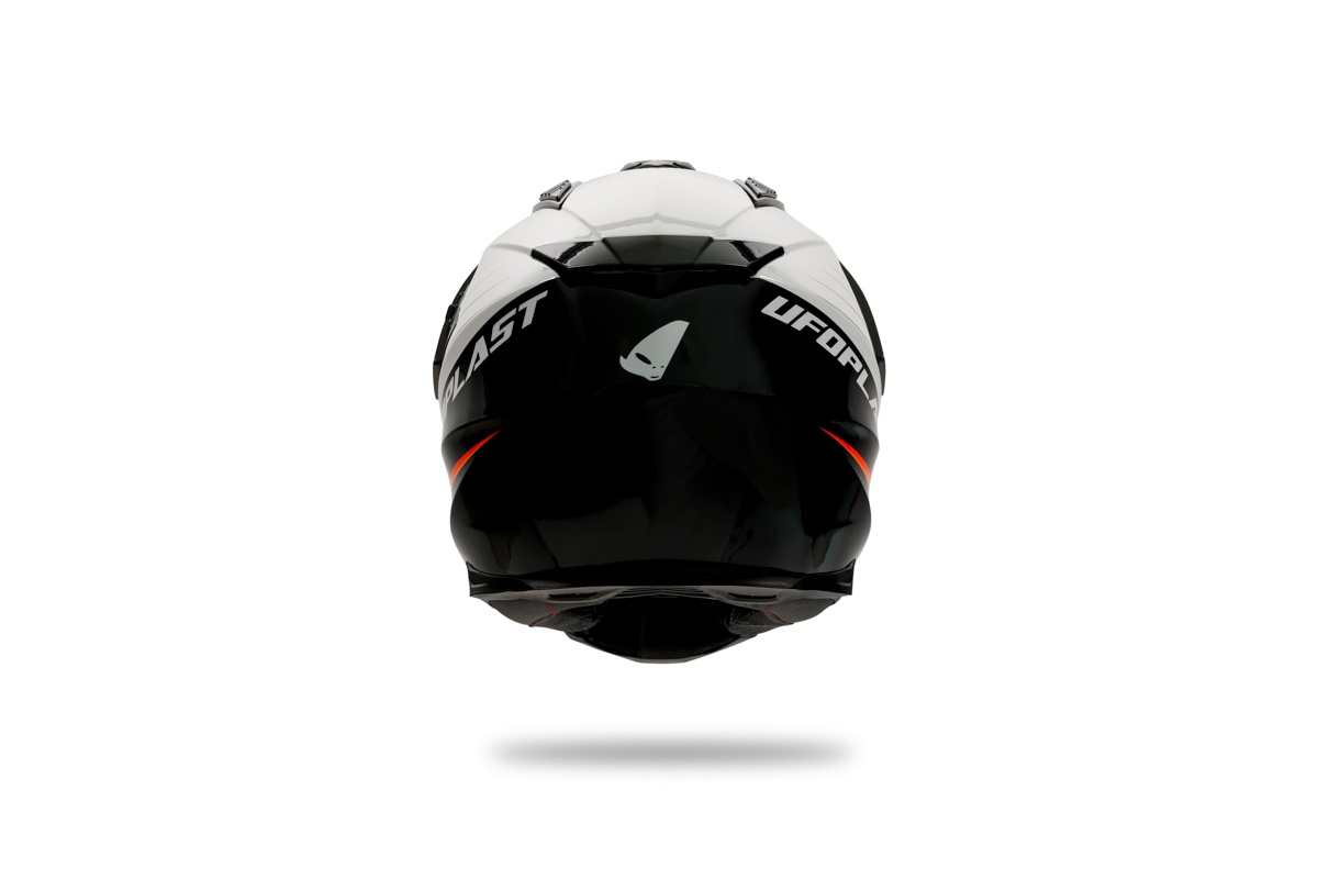 Casco motocross Aries nero e bianco - Caschi - HE13500-WK - UFO Plast