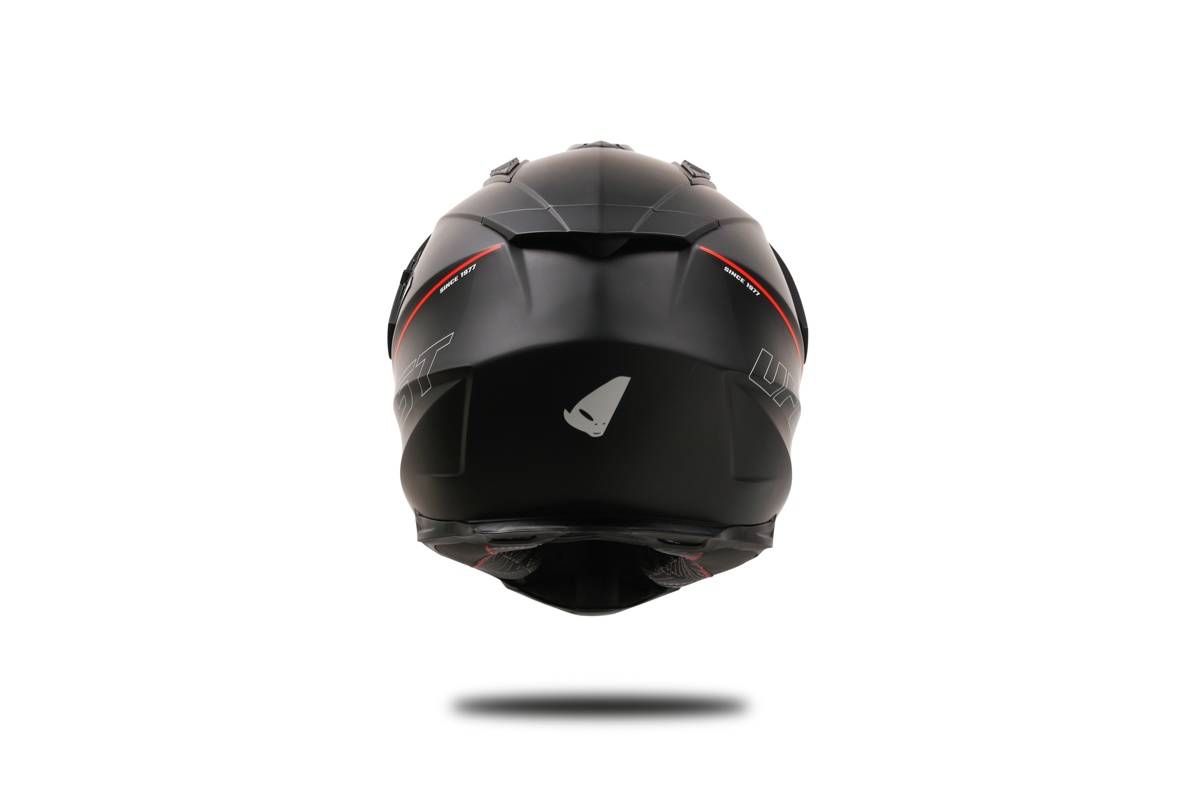 Casco motocross Aries nero e rosso - Caschi - HE13500-KB - Ufo Plast