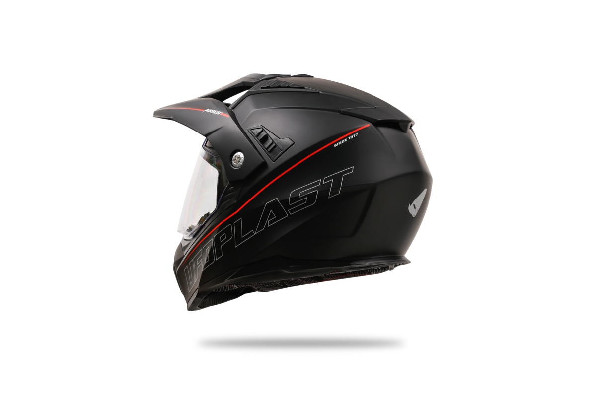 Motocross Aries helmet black and red - Helmets - HE13500-KB - Ufo Plast